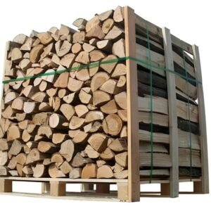 bois de chauffage sec étuvé – box de bûches coupées fendues de 2,1m3 chêne / hêtre / châtaigniers