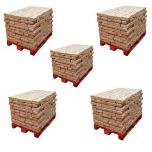 Bûches compressées – 2700 bûches – 100% naturelles