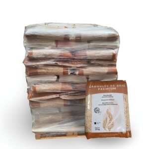 Palette de granulés Rochefort Pellets – 65 sacs de 15 kg