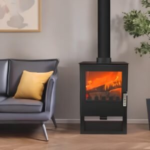 Poêle à bois Romana – option ventilateur – 8 kW