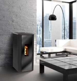 Poêle à granulés étanche Roma – 15 kW (Personnalisable)